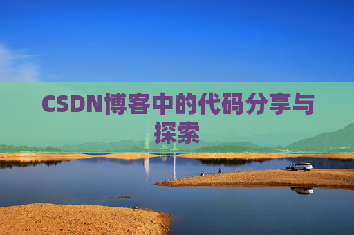 CSDN博客中的代码分享与探索